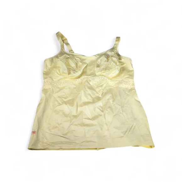 Ruby Ribbon Lace Cami in Canary Yellow Size 44 Shapewear - Picture 1 of 7